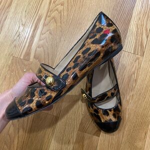 Love Moschino Leopard Mary Janes 37